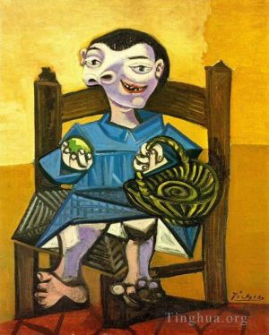 巴勃罗·毕加索的当代艺术作品《Garcon,au,panier,1939》