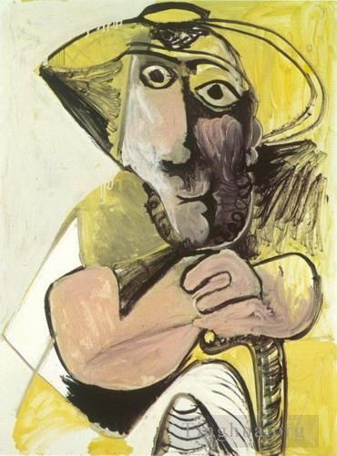 巴勃罗·毕加索 当代油画作品 -  《戛纳电影节,1971》