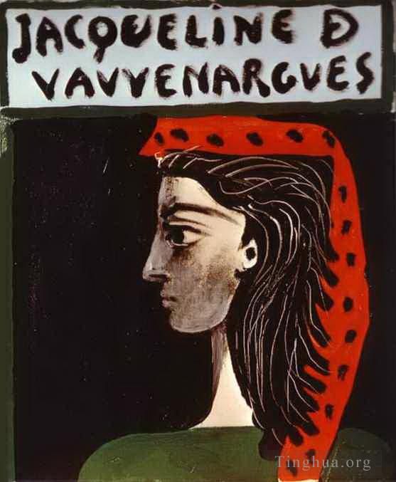 巴勃罗·毕加索 当代油画作品 -  《杰奎琳·德·沃韦纳尔格,1959》