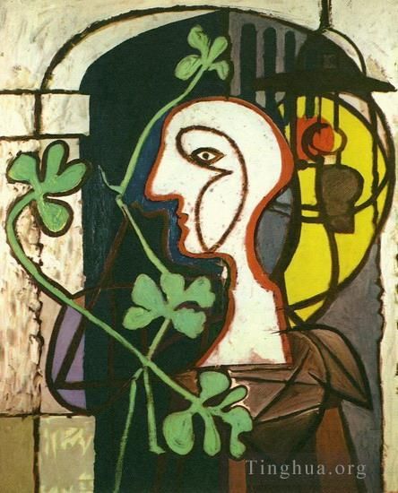 巴勃罗·毕加索 当代油画作品 -  《灯火,1931》