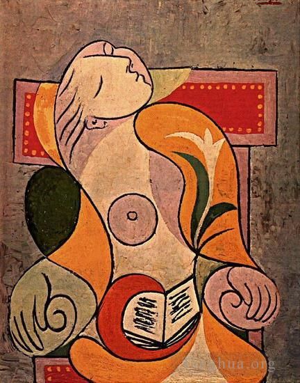 巴勃罗·毕加索 当代油画作品 -  《玛丽·特蕾莎讲座,1932》