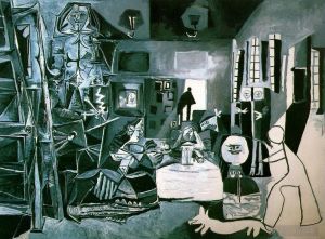 巴勃罗·毕加索的当代艺术作品《委拉斯凯兹之后的宫娥,1957》