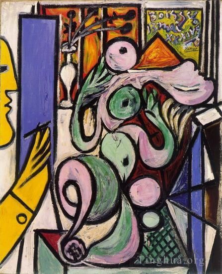 巴勃罗·毕加索 当代油画作品 -  《画家作品,1934》