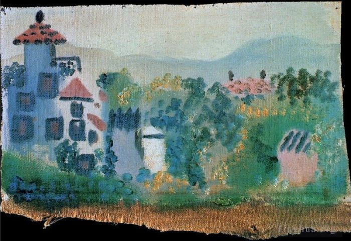 巴勃罗·毕加索 当代油画作品 -  《1931之家》