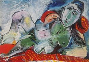 巴勃罗·毕加索的当代艺术作品《Nu,沙发,au,Collier,1968》