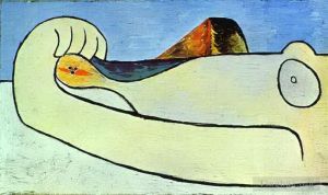 巴勃罗·毕加索的当代艺术作品《海滩上的裸体,2,1929》