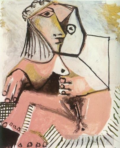 巴勃罗·毕加索 当代油画作品 -  《努埃阿塞,1971》