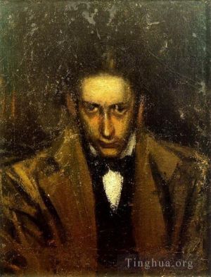 巴勃罗·毕加索的当代艺术作品《卡洛斯·卡萨吉马斯肖像,1899》