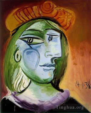 巴勃罗·毕加索的当代艺术作品《女性肖像,1938,2》