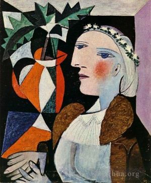 巴勃罗·毕加索的当代艺术作品《吉兰德女性肖像,1937》