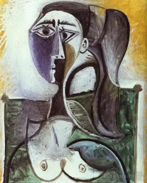当代油画 - 《坐着的女人肖像,1960》
