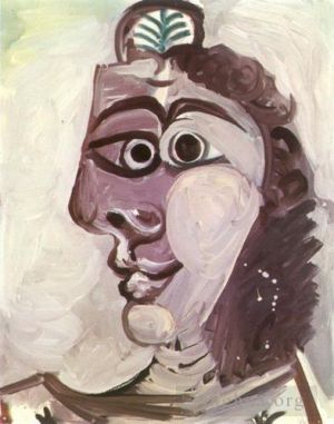 巴勃罗·毕加索的当代艺术作品《女人的脸,1971》