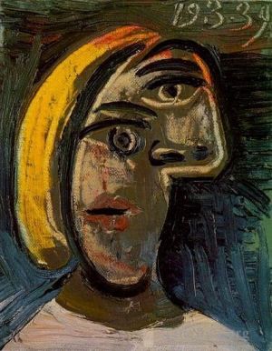 巴勃罗·毕加索的当代艺术作品《金发碧眼的女人,Marie,Therese,Walter,1939》