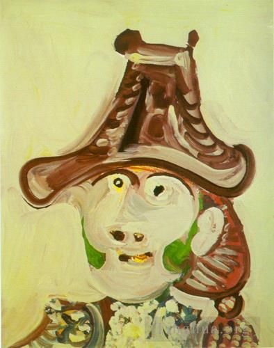 巴勃罗·毕加索 当代油画作品 -  《斗牛士,1971》