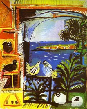 巴勃罗·毕加索的当代艺术作品《鸽子,1957》