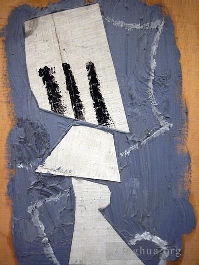 巴勃罗·毕加索 当代油画作品 -  《维尔,3,1914》