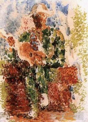 巴勃罗·毕加索的当代艺术作品《吉他手,1916》