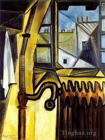 巴勃罗·毕加索 当代各类绘画作品 -  《大奥古斯丁艺术家街工作室,1943》