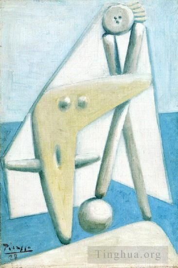 巴勃罗·毕加索 当代各类绘画作品 -  《拜涅斯,1928》