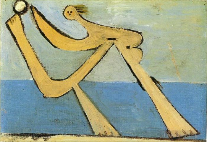 巴勃罗·毕加索 当代各类绘画作品 -  《拜涅斯,4,1928》