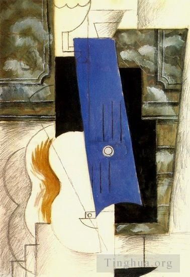 巴勃罗·毕加索 当代各类绘画作品 -  《煤气和吉他,1912》