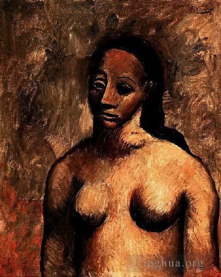 巴勃罗·毕加索 当代各类绘画作品 -  《女性胸围,1906,2》