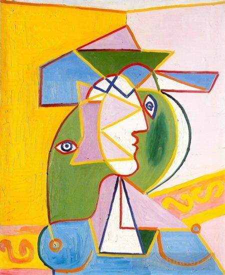 巴勃罗·毕加索 当代各类绘画作品 -  《女性胸围,1932》