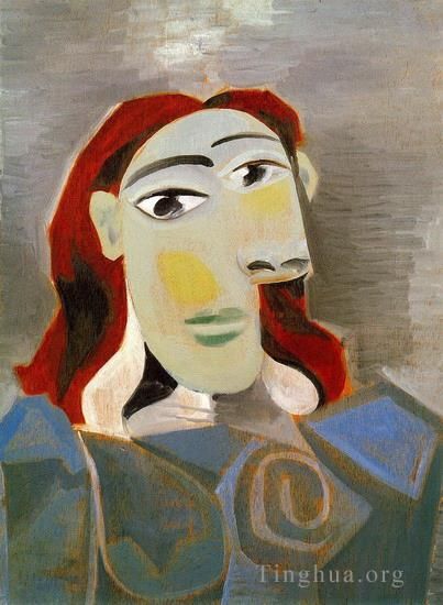 巴勃罗·毕加索 当代各类绘画作品 -  《女性胸围,1940》