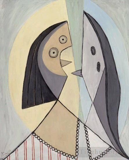 巴勃罗·毕加索 当代各类绘画作品 -  《女性胸围,5,1971》