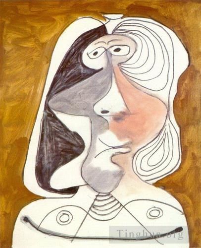 巴勃罗·毕加索 当代各类绘画作品 -  《女性胸围,6,1971》
