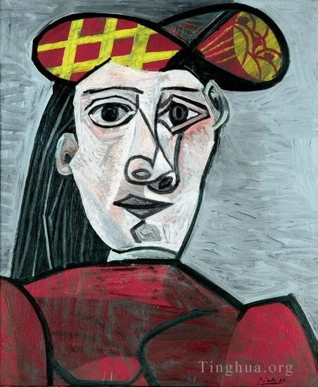巴勃罗·毕加索 当代各类绘画作品 -  《开头的女性胸围,1941》