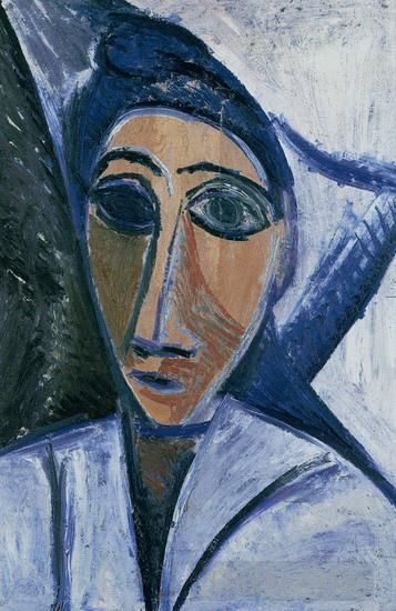 巴勃罗·毕加索 当代各类绘画作品 -  《女人或海洋的胸围,1907》