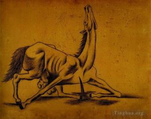 巴勃罗·毕加索的当代艺术作品《1917,年赛马事件》
