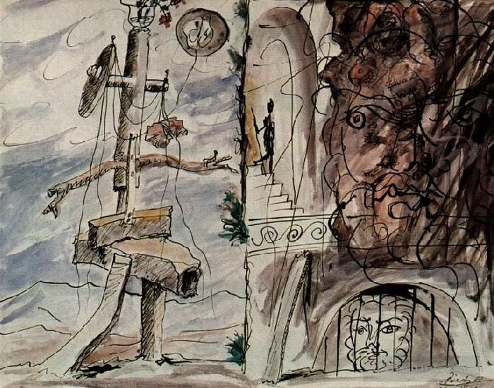 巴勃罗·毕加索 当代各类绘画作品 -  《1920年作文》