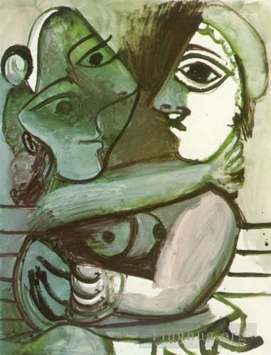巴勃罗·毕加索 当代各类绘画作品 -  《夫妇协助,1971,2》