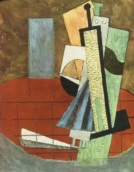 巴勃罗·毕加索 当代各类绘画作品 -  《舞者情侣,1915》