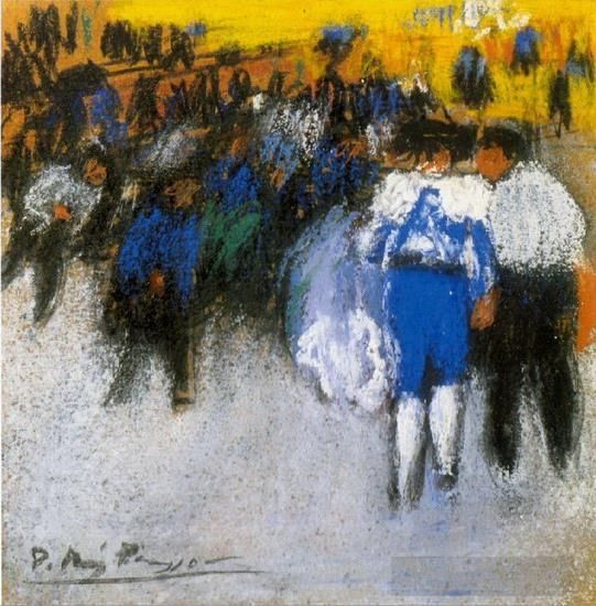 巴勃罗·毕加索 当代各类绘画作品 -  《金牛课程,2,1901》