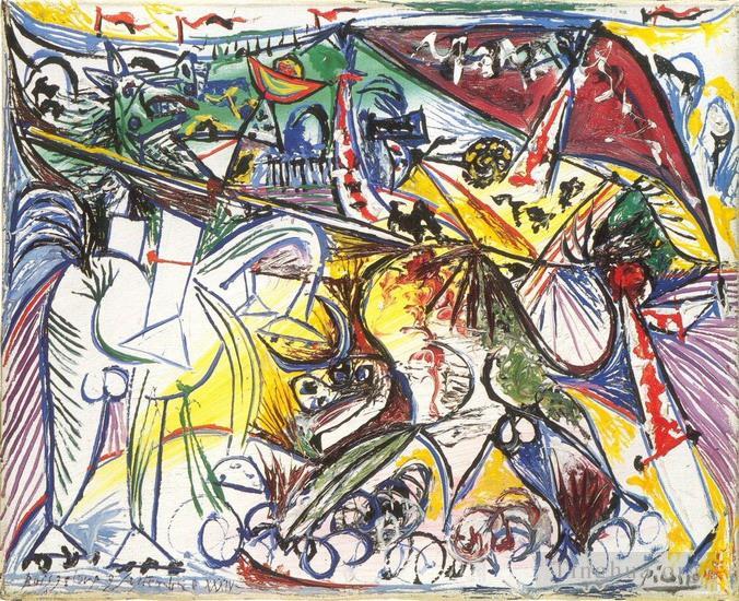 巴勃罗·毕加索作品《金牛斗牛课程,1934_1》
