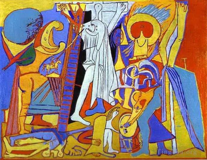 巴勃罗·毕加索 当代各类绘画作品 -  《1930,年受难》