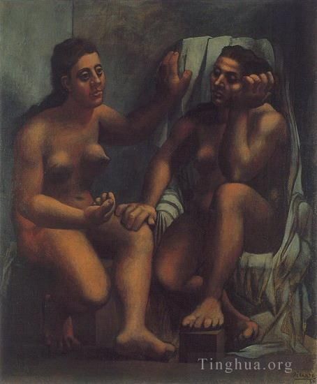 巴勃罗·毕加索 当代各类绘画作品 -  《双贝格纽斯阿西斯,1920》