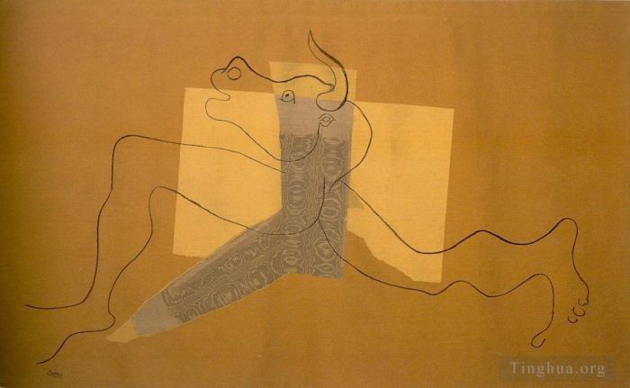 巴勃罗·毕加索 当代各类绘画作品 -  《两个女人的裸体,1909》