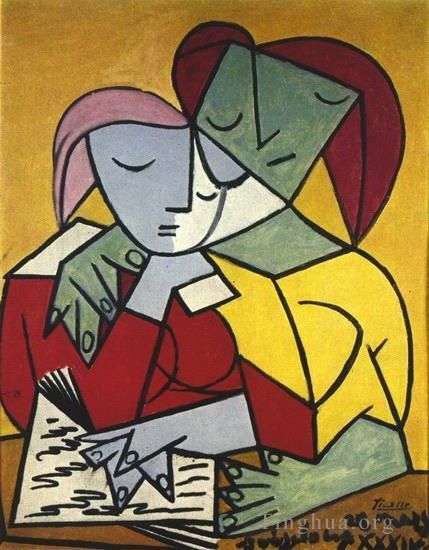 巴勃罗·毕加索 当代各类绘画作品 -  《双人人物,2,1934》