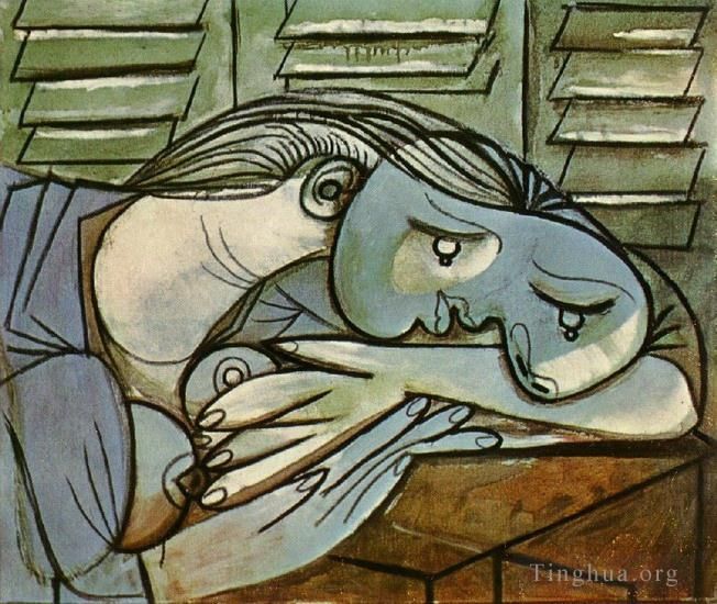 巴勃罗·毕加索 当代各类绘画作品 -  《睡鼠,1936》