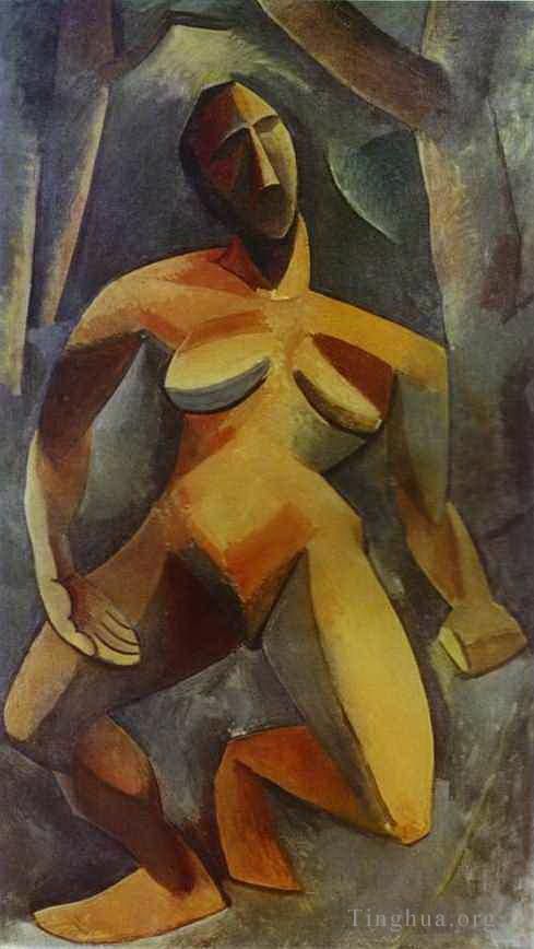 巴勃罗·毕加索 当代各类绘画作品 -  《树妖,1908》
