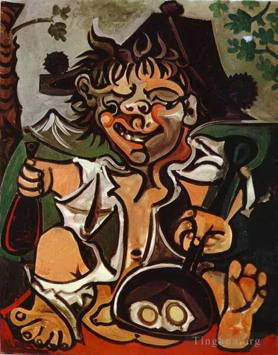 巴勃罗·毕加索 当代各类绘画作品 -  《埃尔波波,1959》