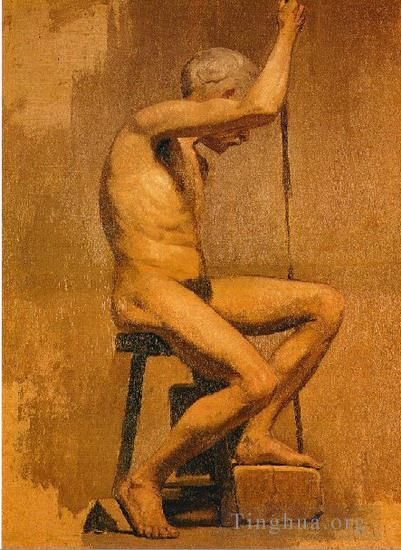 巴勃罗·毕加索 当代各类绘画作品 -  《学院练习曲,1895》