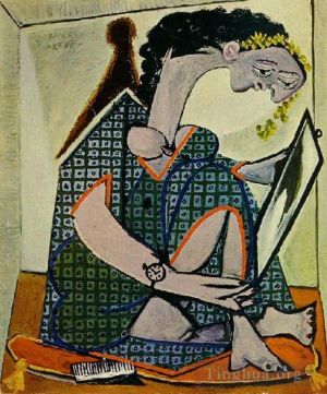 巴勃罗·毕加索的当代艺术作品《蒙特的女人,1936》