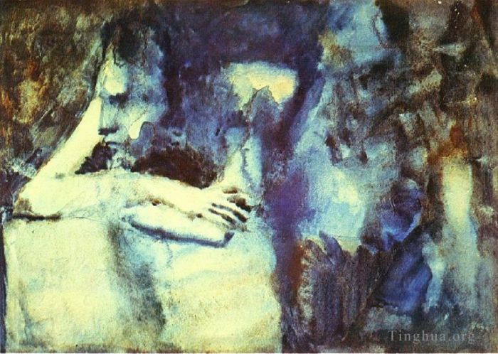巴勃罗·毕加索 当代各类绘画作品 -  《1904,年杰出女性》