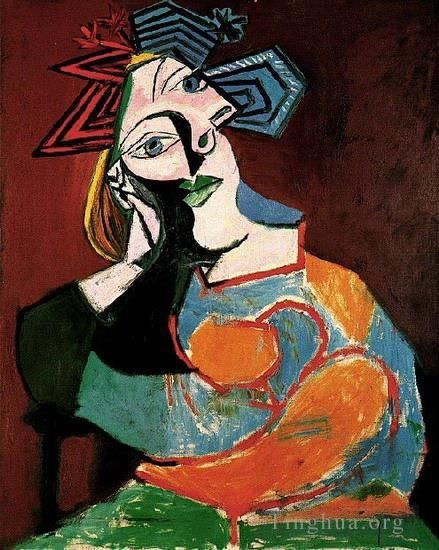 巴勃罗·毕加索 当代各类绘画作品 -  《1937,年杰出女性奖》
