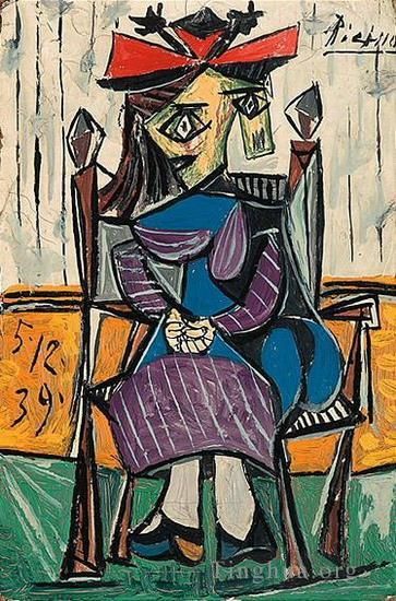 巴勃罗·毕加索 当代各类绘画作品 -  《女人,屁股,2,1962》